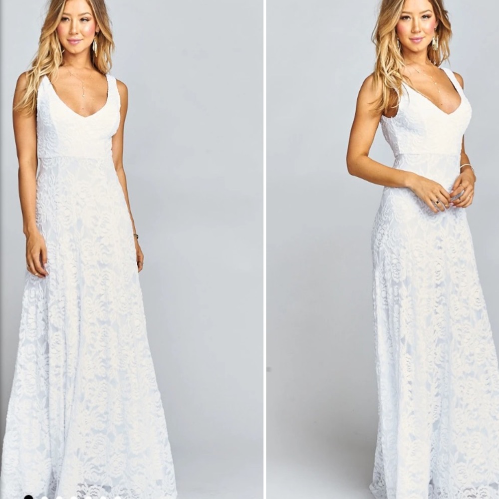 SMYM Jenn Maxi Dress, Lovers Lace White